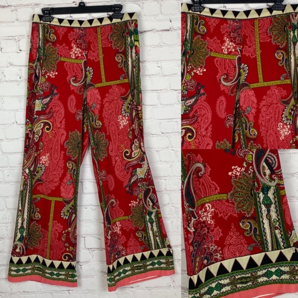 Beige by eci Boho Print Pants